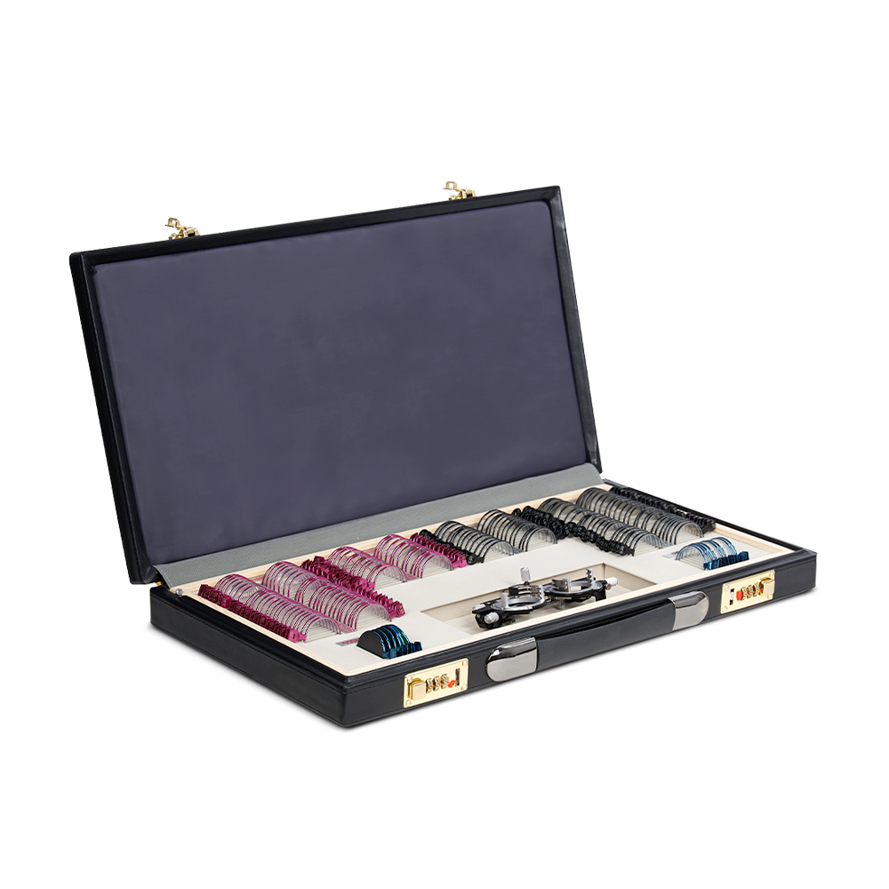 НАБОР ПРОБНЫХ ОЧКОВЫХ ЛИНЗ "ARMED" № 2 с оправой на 158 линз (металл (с поверкой))