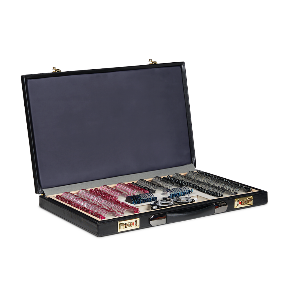 НАБОР ПРОБНЫХ ОЧКОВЫХ ЛИНЗ "ARMED" № 4 с оправой на 266 линз (металл (с поверкой))