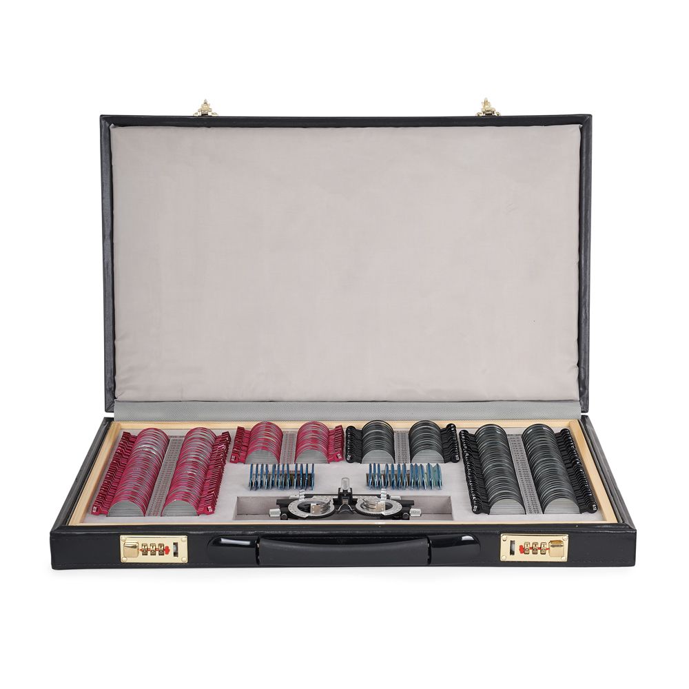 НАБОР ПРОБНЫХ ОЧКОВЫХ ЛИНЗ "АРМЕД" с оправой на 232 линз