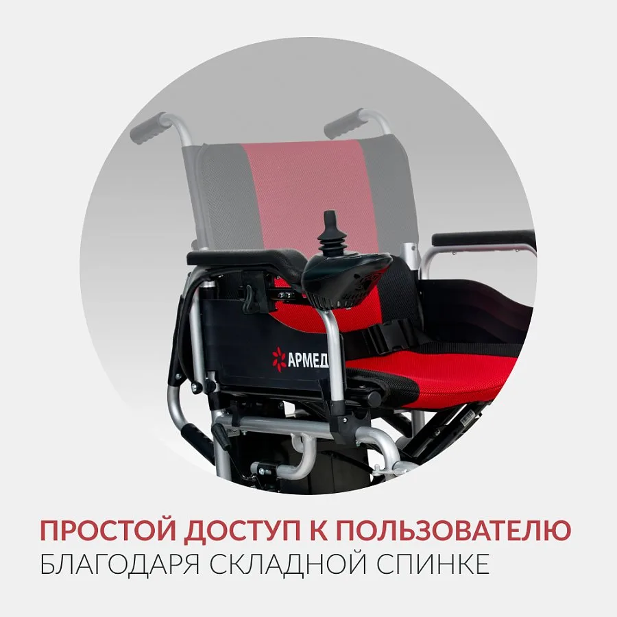 Кресло-коляска для инвалидов Армед JRWD1002 — фото 13